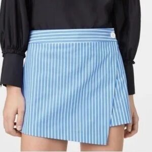 Club Monaco Skort in Blue and White Strip - Size 00 - Never Worn!